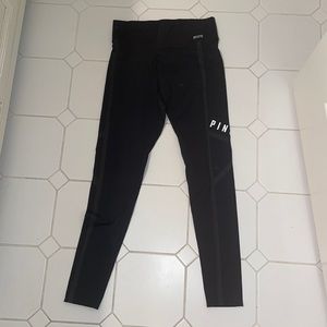 PINK leggings with detail on side of leg